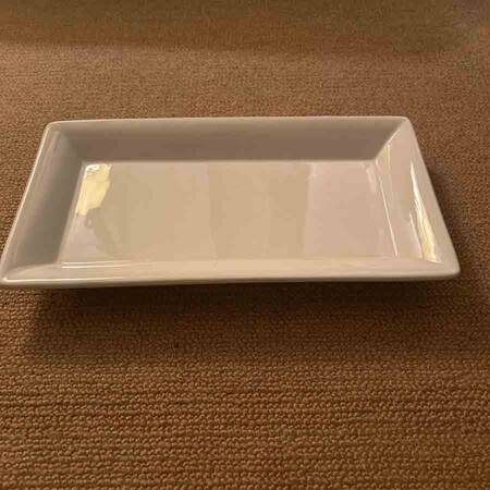 Blanc 14" Rectangular Serving Platter