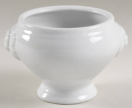 Blanc Lion Bowl (Lion Head Handles)