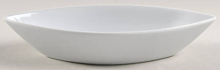 Blanc 9" Boat Bowl