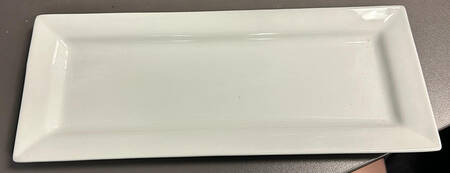 Blanc 12" Rectangular Serving Platter