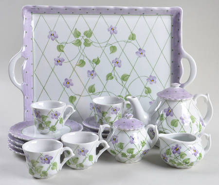 Violet Polka Dot by Sadek