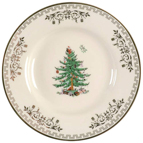 Christmas Tree Gold Collection Bread & Butter Plate by Spode