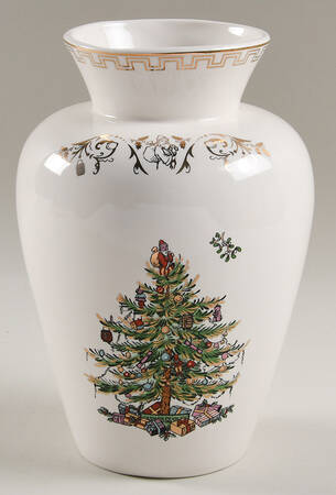 Christmas Tree Gold Collection 8" Vase