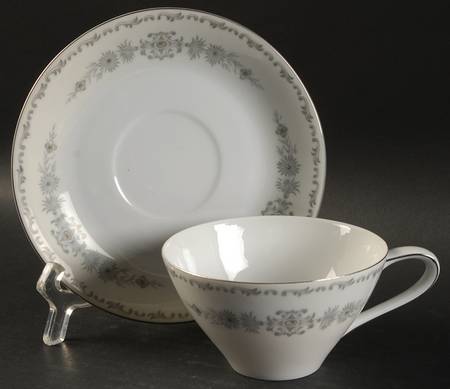 Empire Flat Cup & Saucer Set