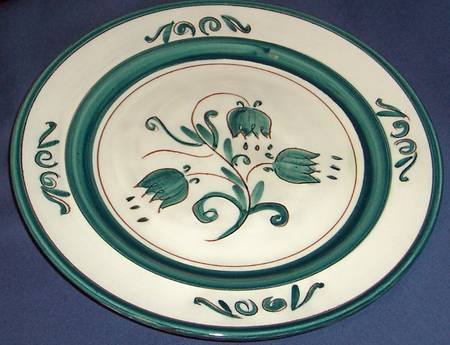 Tulip Teal 12" Chop Plate (Round Platter)