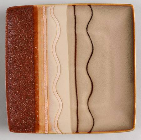 Zanzibar Brown Salad Plate