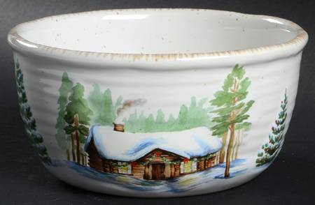 Winter White Soup/Cereal Bowl