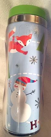 Oh What Fun Travel Mug & Plastic Lid