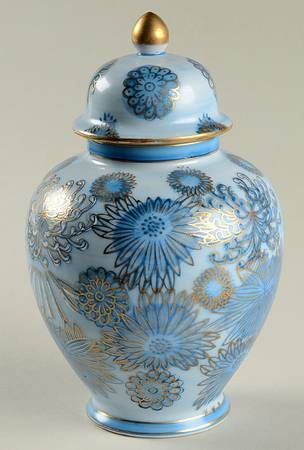 Chrysanthemum Small Ginger Jar & Lid