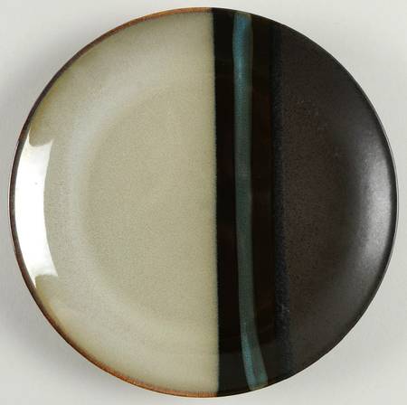 Athens Black Salad Plate