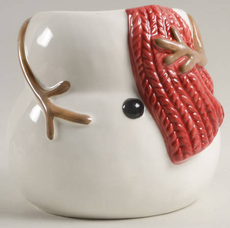 Yuletide Figural Cookie Jar No Lid