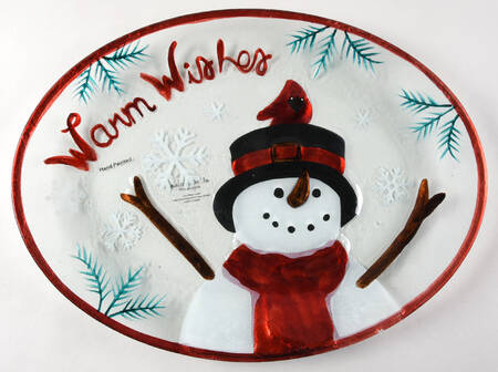 Yuletide 16" Oval Serving Platter