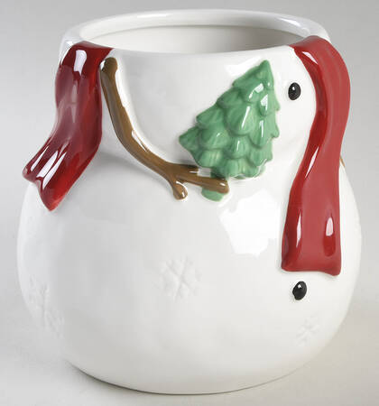 Yuletide Figural Cookie Jar No Lid
