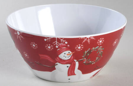 Yuletide Melamine Soup Bowl