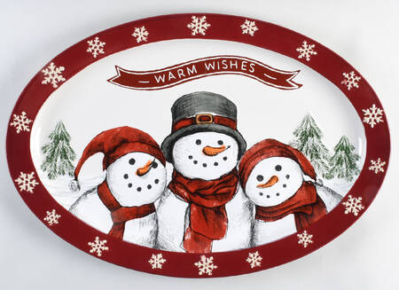 Yuletide 20" Oval Serving Platter