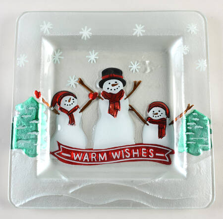 Yuletide 11" Square Serving Platter