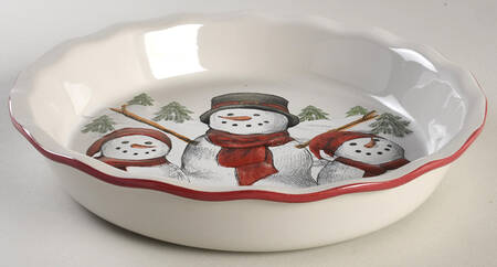 Yuletide 10" Pie Baking Plate