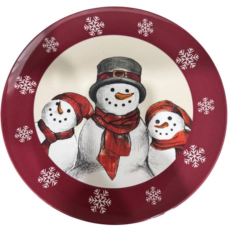 Yuletide Melamine Dinner Plate