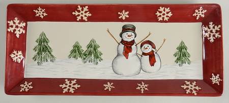 Yuletide 13" Rectangular Serving Platter