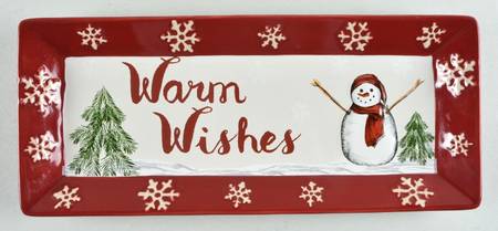 Yuletide 13" Rectangular Serving Platter