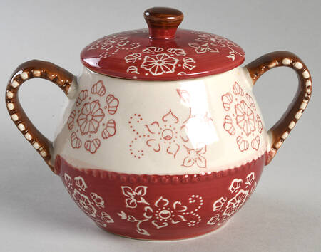 Napa Pottery Sugar Bowl & Lid