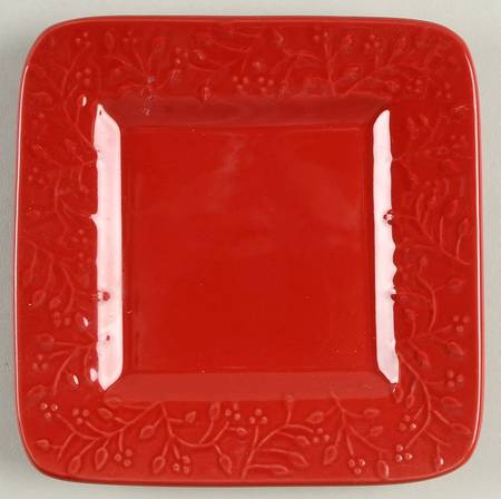 Chelsea Ruby Square Bread & Butter Plate