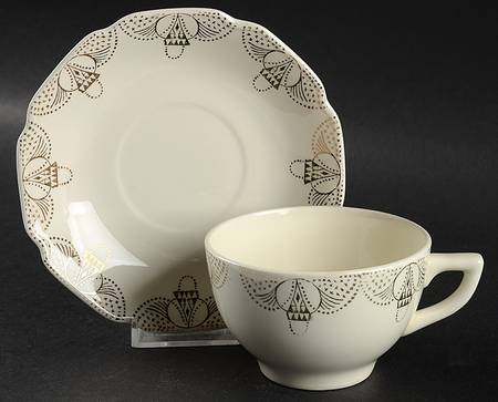 STT431 Flat Cup & Saucer Set