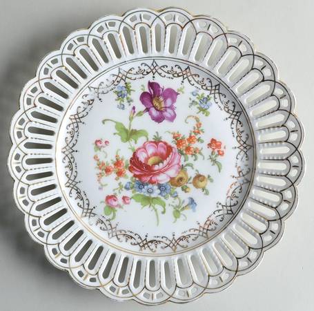 Dresden Flowers Salad Plate