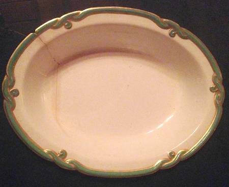 Z1145 10" Oval Vegetable Bowl