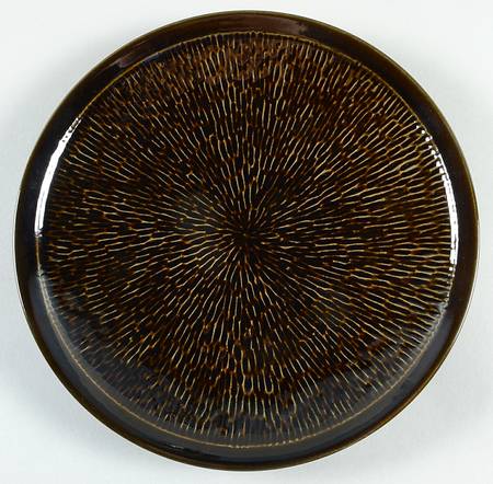 Spectrum Black Salad Plate