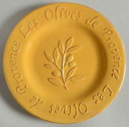 Les Olives Embossed Salad Plate