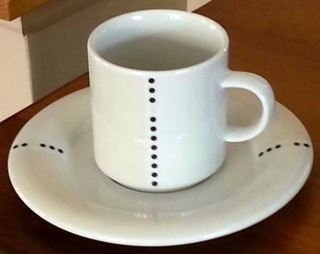 SLT459 Flat Cup & Saucer Set