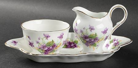 SPE26 Creamer & Open Sugar with Tray