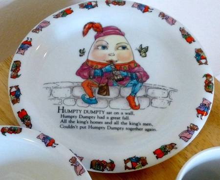 Mother Goose Child's Plate