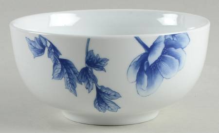 Blue Peony Coupe Cereal Bowl