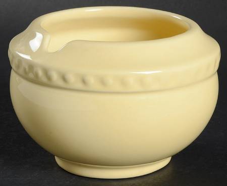 Hospitality Butter Yellow Sugar Bowl No Lid