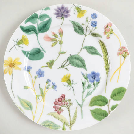 Flower Journal Salad Plate