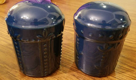 Sorrento Indigo Salt & Pepper Set