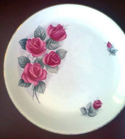Bridal Rose Dinner Plate