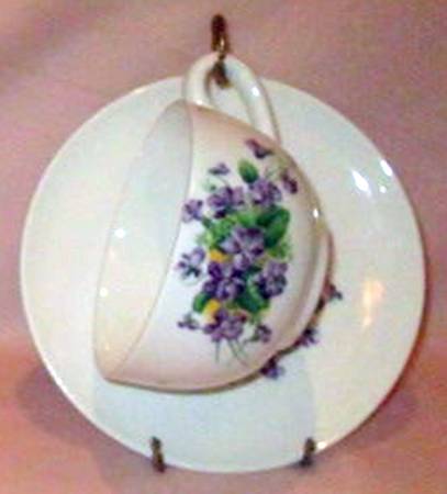 Sab120 (No Trim) Flat Cup & Saucer Set