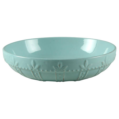 Sorrento Aqua 12" Pasta Serving Bowl