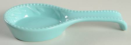 Sorrento Aqua Spoon Rest/Holder (Holds 1 Spoon)