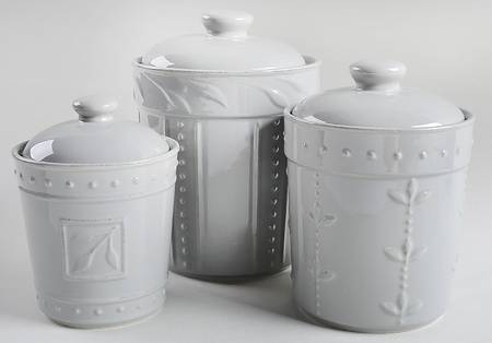 Sorrento Gray (3 Piece) Canister Set (Box Set)