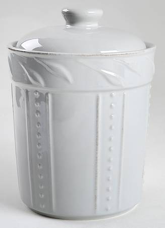 Sorrento Gray Large Canister & Lid