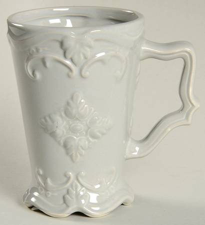 Fancy Scroll Gray Mug