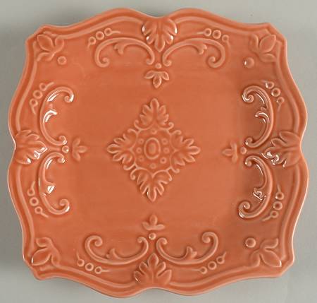 Fancy Scroll Terra Cotta by Sweet Olive Designs