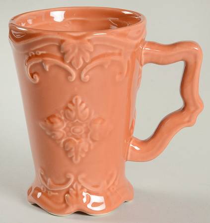 Fancy Scroll Terra Cotta Mug