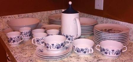SCH758 Flat Cream Soup Bowl & Saucer Set