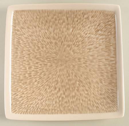Vega Taupe Square Salad Plate