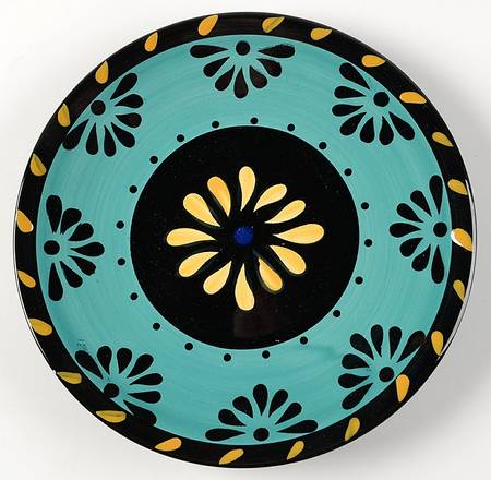 Escolta Teal Salad Plate